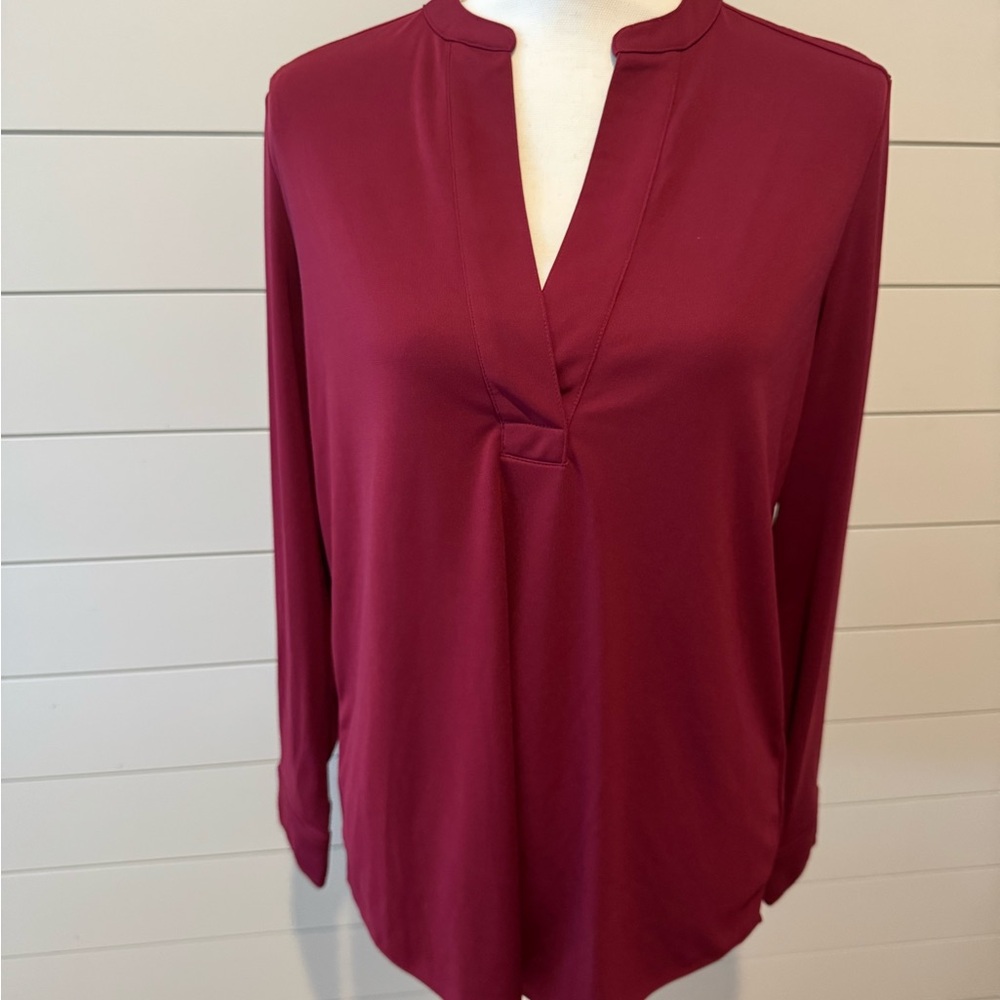 Ralph Lauren Deep Red Blouse